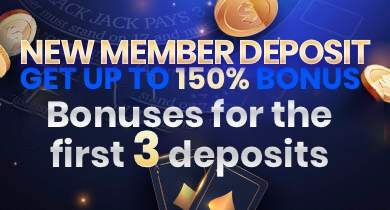 First 3 Deposits Get 150 Bonuses